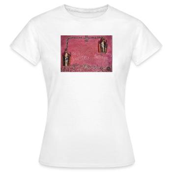 Trouve Jésus par Eunice Ahiale - T-shirt Femme - blanc - Devant - AI Model Female 172 dark (172cm)
