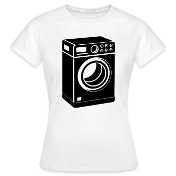 Washing machine - Women's T-Shirt - white - Front - AI Model Female 172 dark (172cm)