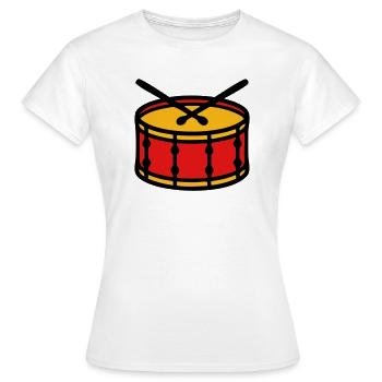 Stadium Drum Ultras Icon - Women's T-Shirt - white - Front - AI Model Female 172 dark (172cm)