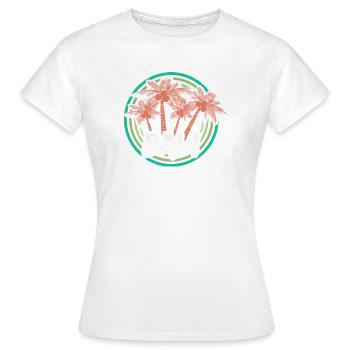 Cadeau pour Bali - T-shirt Femme - blanc - Devant - AI Model Female 172 dark (172cm)