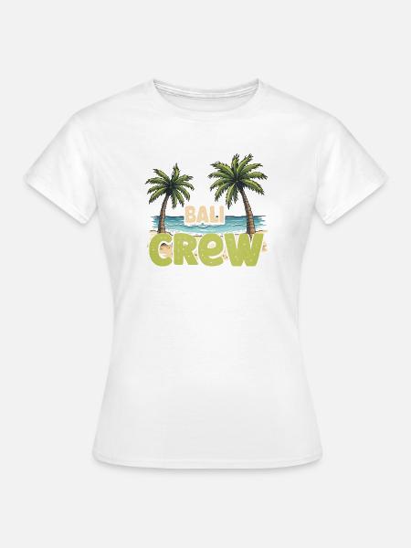Bali Crew - Frauen T-Shirt - Weiß