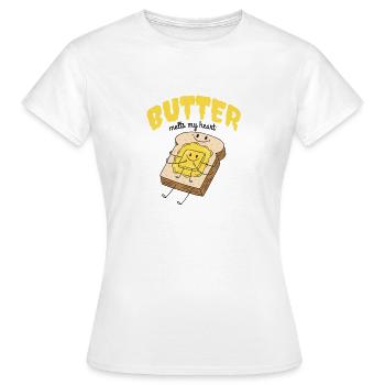 Toast & Beurre - T-shirt Femme - blanc - Devant - AI Model Female 172 dark (172cm)