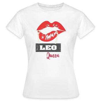 Zodiac sign Leo - Women's T-Shirt - white - Front - AI Model Female 172 dark (172cm)