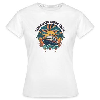 Croisière Iles Grecques Squad - T-shirt Femme - blanc - Devant - AI Model Female 172 dark (172cm)