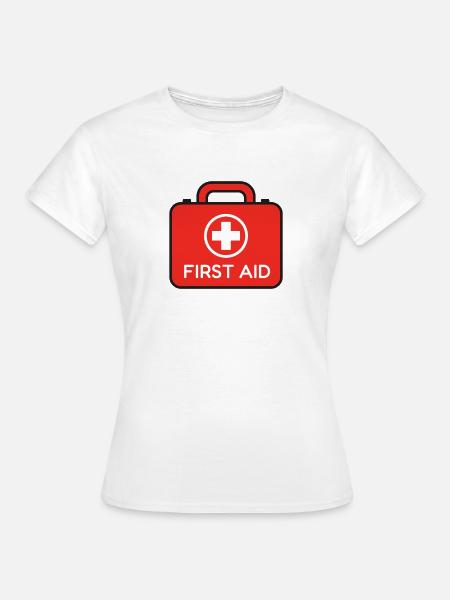 Erste-Hilfe-Set - Frauen T-Shirt - Weiß