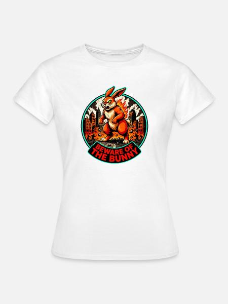 Apokalypse Hase - Frauen T-Shirt - Weiß
