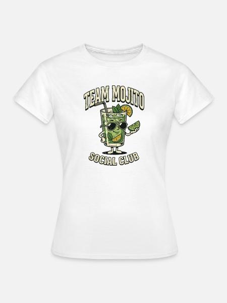 Hen Party Team Mojito Cocktail Bartender - Frauen T-Shirt - Weiß