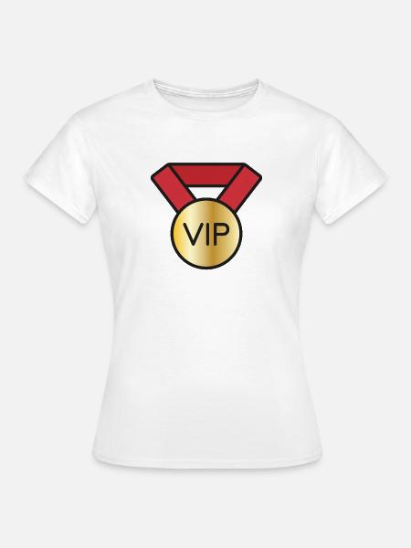 VIP-Goldmedaille - Frauen T-Shirt - Weiß