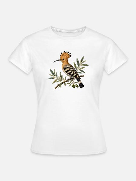 Hoopoe Fasciée & Olivier - Frauen T-Shirt - Weiß