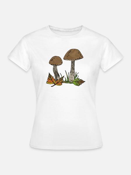 Pilze - Frauen T-Shirt - Weiß