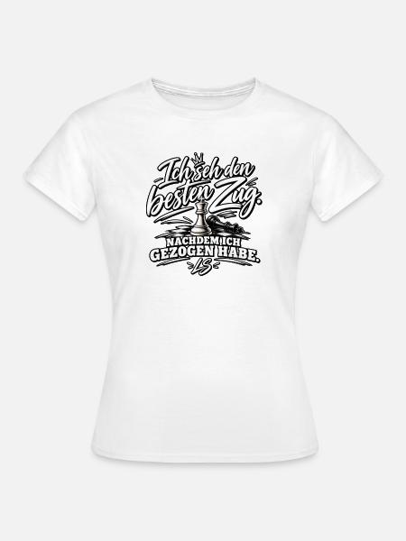 Schach - Frauen T-Shirt - Weiß