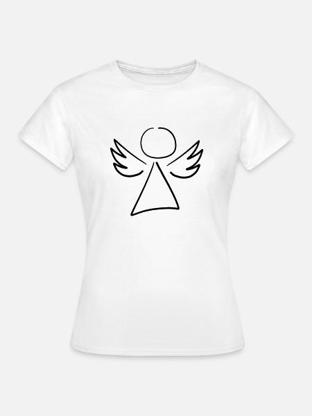 little angel black - Frauen T-Shirt - Weiß