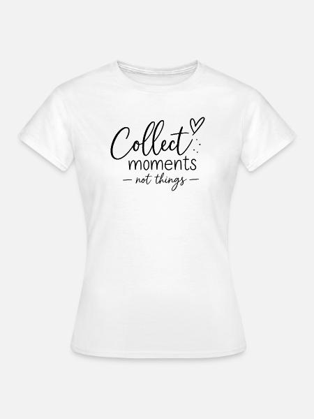 Erinnerungen sammeln - Frauen T-Shirt - Weiß