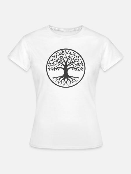 Baum des Lebens - Frauen T-Shirt - Weiß