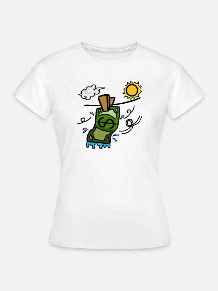 Geldwäsche - Frauen T-Shirt - Weiß