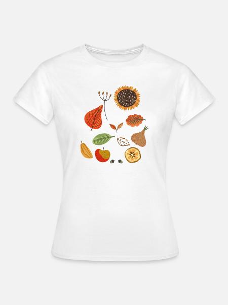 Herbst Liebhaber - Frauen T-Shirt - Weiß