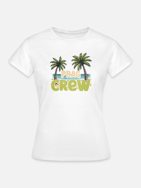 Prag Crew - Frauen T-Shirt - Weiß