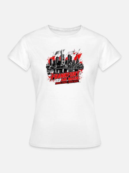 Frankfurt - Frauen T-Shirt - Weiß