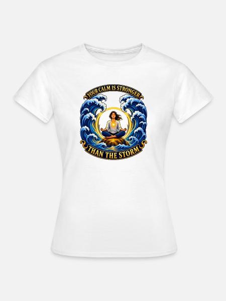 inner peace, self acceptance, harmony, meditation, - Frauen T-Shirt - Weiß
