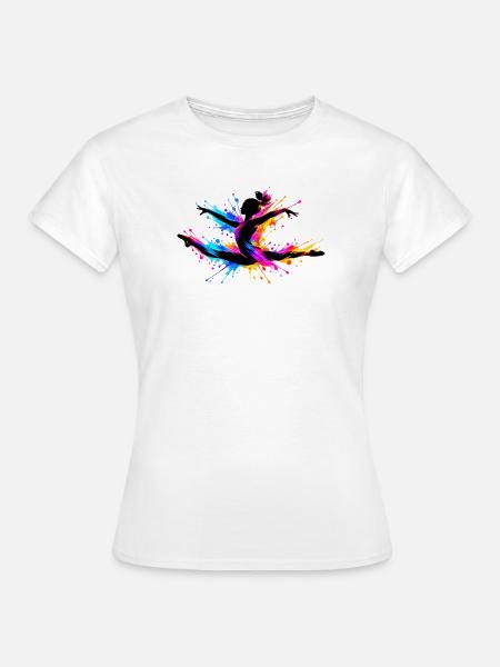 Turnerin Turnen - Frauen T-Shirt - Weiß