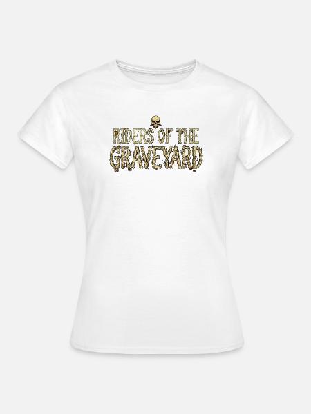 Riders Of The Graveyard Skelett - Frauen T-Shirt - Weiß