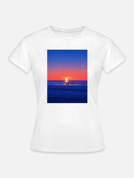 Sunset in netherland - Frauen T-Shirt - Weiß