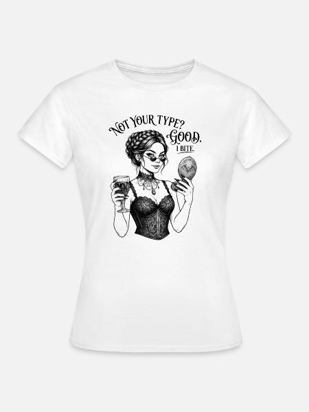 Gothic Tarot Siren - Frauen T-Shirt - Weiß