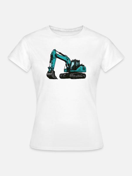 Teal Bagger Illustration - Frauen T-Shirt - Weiß