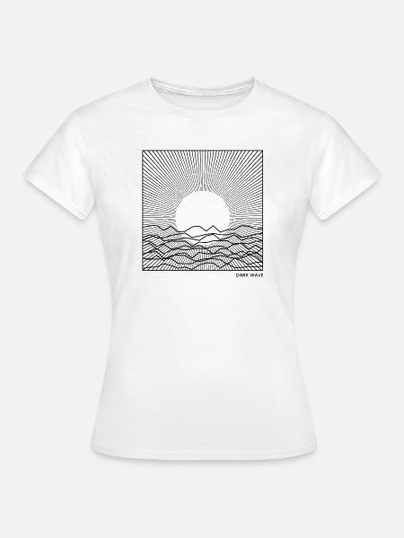 Dark-Wave-Musik - Frauen T-Shirt - Weiß