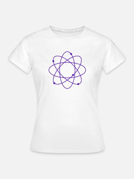 Atom - Frauen T-Shirt - Weiß
