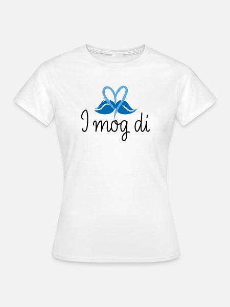 I mog di - Frauen T-Shirt - Weiß