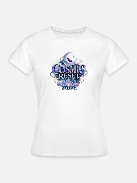Cosmic Reset - Frauen T-Shirt - Weiß
