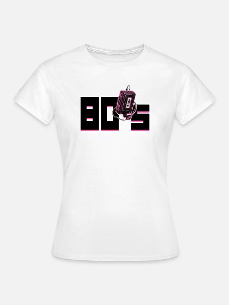 80er Jahre - Frauen T-Shirt - Weiß