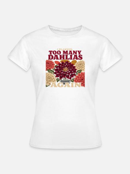 Blumenbauern Schnittblumenzüchter Blumenfarm - Frauen T-Shirt - Weiß