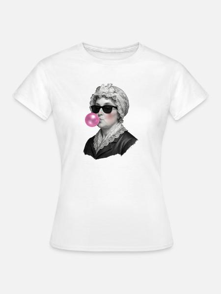 Abigail Adams Kaugummi. - Frauen T-Shirt - Weiß
