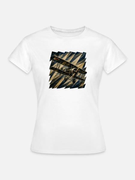Futurismus_Flieger - Frauen T-Shirt - Weiß