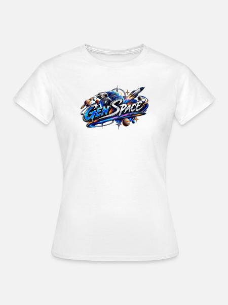 Gen Space Neon Galaxy - Frauen T-Shirt - Weiß