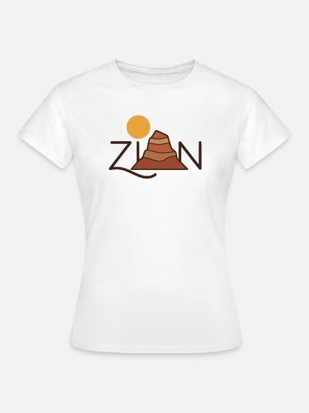 Zion, Utah - Frauen T-Shirt - Weiß
