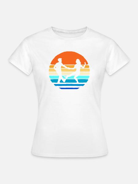 Swing Swing-Musik - Frauen T-Shirt - Weiß