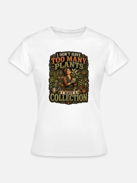 Plant Collection Gardening - Frauen T-Shirt - Weiß