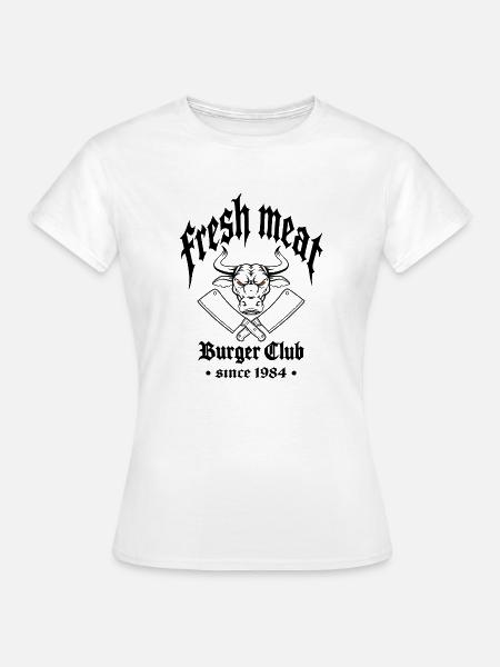 Wütende Stier-Emblem - Frauen T-Shirt - Weiß