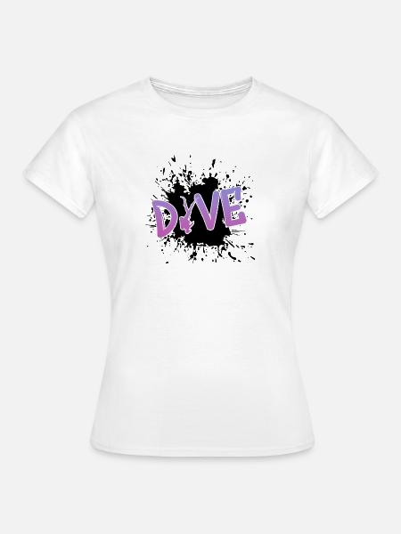 Dive Diving Tauchen - Frauen T-Shirt - Weiß