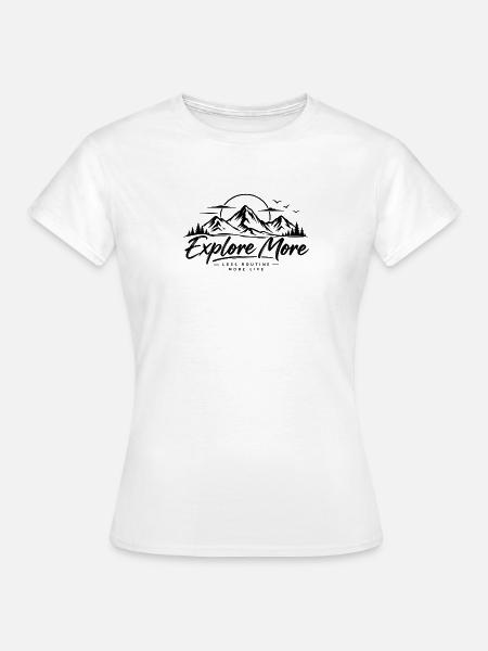 Mehr entdecken - Frauen T-Shirt - Weiß