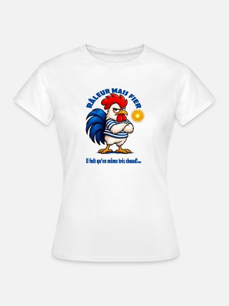 Der französische Nörgler - Frauen T-Shirt - Weiß