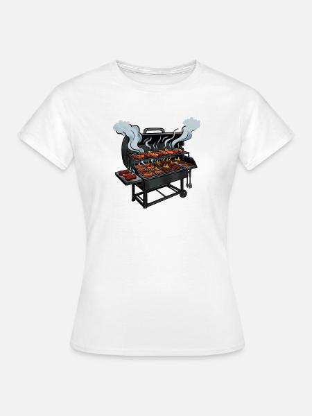 Grillabend Würstchen Parade - Frauen T-Shirt - Weiß