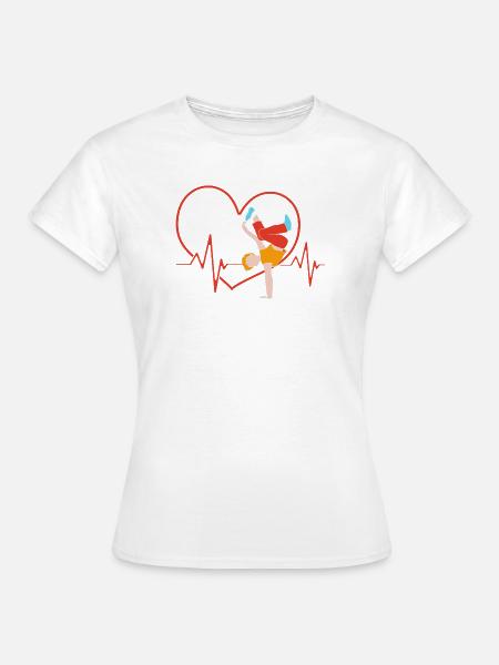 Breakdance - Frauen T-Shirt - Weiß