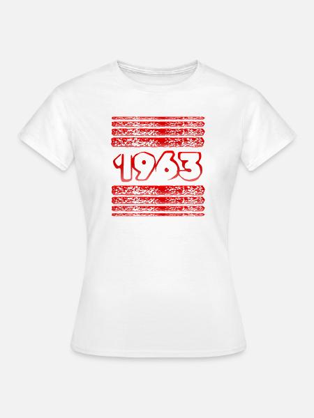 1963 - Frauen T-Shirt - Weiß