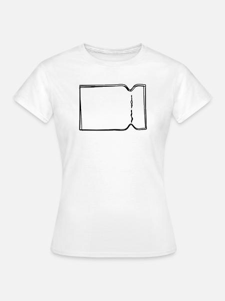 Ticket handgezeichnet - Frauen T-Shirt - Weiß