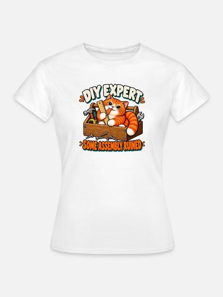 DIY-EXPERTE - Frauen T-Shirt - Weiß