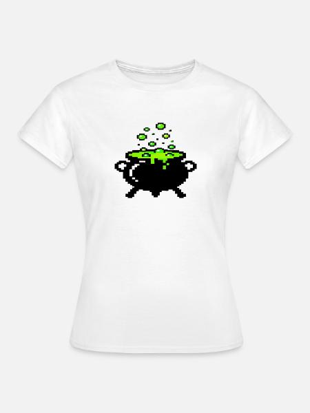 Hexenkessel - Frauen T-Shirt - Weiß